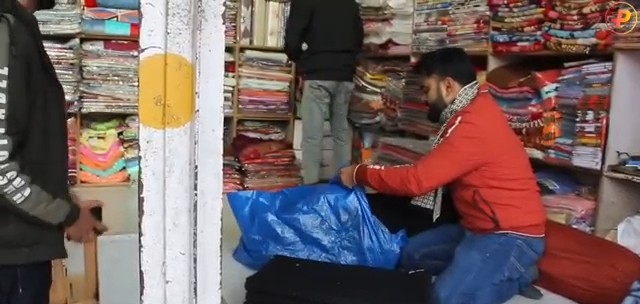 A rack of warm jackets