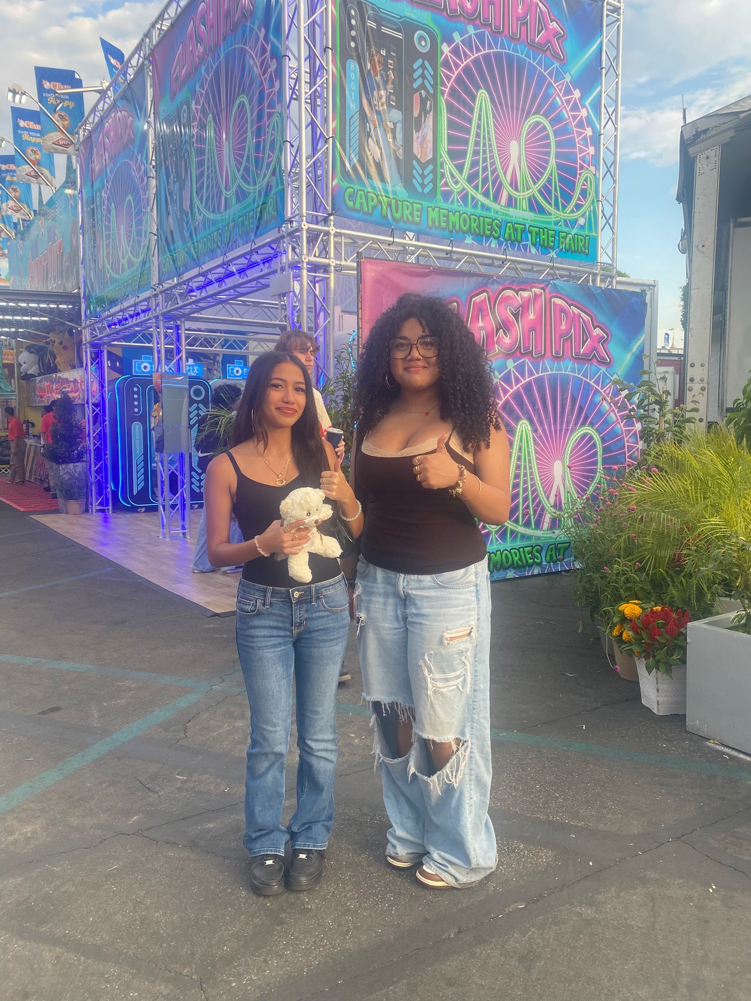 A child learning on a tablet