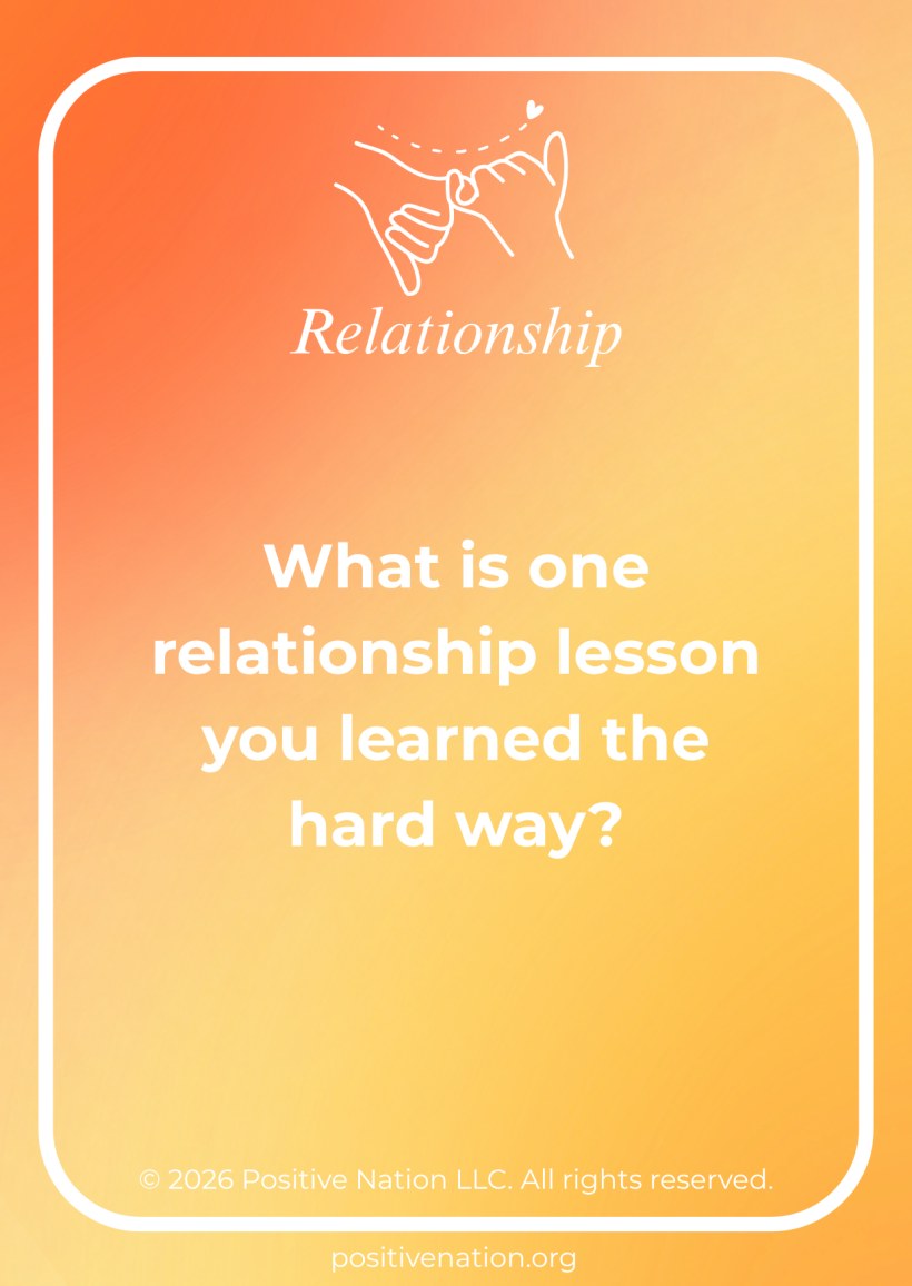 A Positive Nation Relationship card from the Connection Cards deck