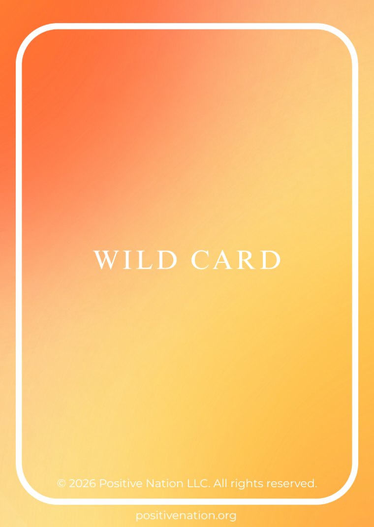 Wild Card card from the Connection Cards deck