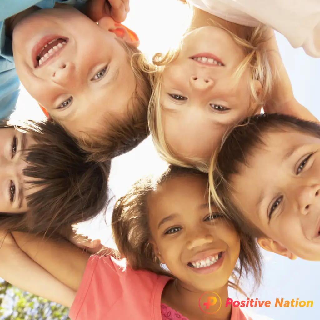 Group of diverse people smiling and connecting